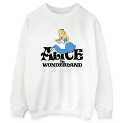 Disney - Sweat ALICE IN WONDERLAND TEA DRINKER - Femme (Blanc)