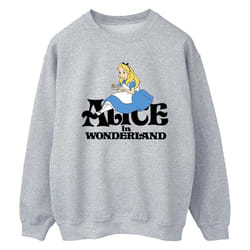 Disney - Sweat ALICE IN WONDERLAND TEA DRINKER - Femme (Gris chiné)