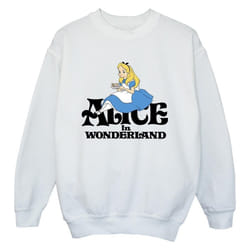 Disney - Sweat ALICE IN WONDERLAND TEA DRINKER - Garçon (Blanc)