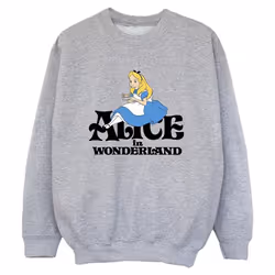 Disney - Sweat ALICE IN WONDERLAND TEA DRINKER - Garçon (Gris chiné)