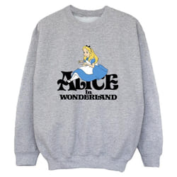Disney - Sweat ALICE IN WONDERLAND TEA DRINKER - Garçon (Gris chiné)
