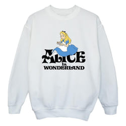 Disney - Sweat ALICE IN WONDERLAND TEA DRINKER - Fille (Blanc)