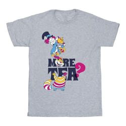 Disney - T-shirt ALICE IN WONDERLAND MORE TEA - Homme (Gris chiné)