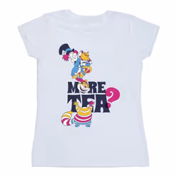 Disney - T-shirt ALICE IN WONDERLAND MORE TEA - Femme (Blanc)