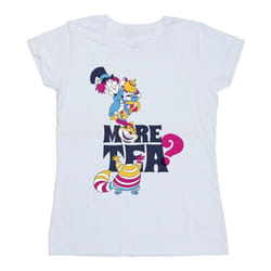 Disney - T-shirt ALICE IN WONDERLAND MORE TEA - Femme (Blanc)