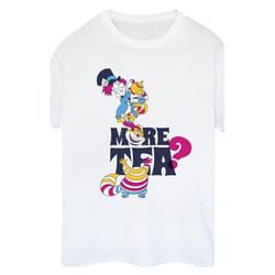 Disney - T-shirt ALICE IN WONDERLAND MORE TEA - Femme (Blanc)