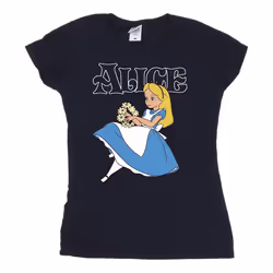 Disney - T-shirt ALICE IN WONDERLAND - Femme (Bleu marine)