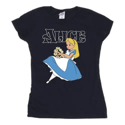 Disney - T-shirt ALICE IN WONDERLAND - Femme (Bleu marine)