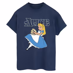 Disney - T-shirt ALICE IN WONDERLAND - Femme (Bleu marine)