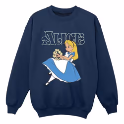 Disney - Sweat ALICE IN WONDERLAND - Garçon (Bleu marine)