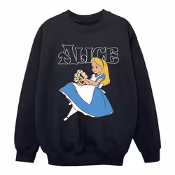 Disney - Sweat ALICE IN WONDERLAND - Fille (Noir)