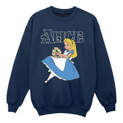 Disney - Sweat ALICE IN WONDERLAND - Fille (Bleu marine)