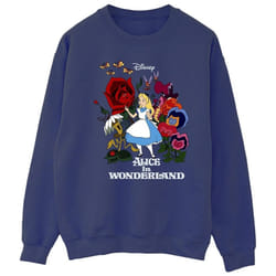 Disney - Sweat ALICE IN WONDERLAND - Homme (Bleu marine)