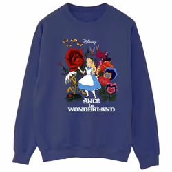 Disney - Sweat ALICE IN WONDERLAND - Homme (Bleu marine)