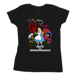 Disney - T-shirt ALICE IN WONDERLAND - Femme (Noir)