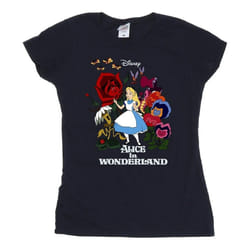 Disney - T-shirt ALICE IN WONDERLAND - Femme (Bleu marine)