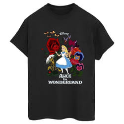 Disney - T-shirt ALICE IN WONDERLAND - Femme (Noir)