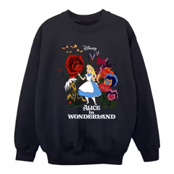 Disney - Sweat ALICE IN WONDERLAND - Fille (Noir)