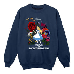 Disney - Sweat ALICE IN WONDERLAND - Fille (Bleu marine)