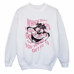 Disney - Sweat ALICE IN WONDERLAND - Fille (Blanc)