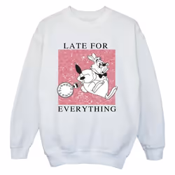 Disney - Sweat ALICE IN WONDERLAND - Garçon (Blanc)