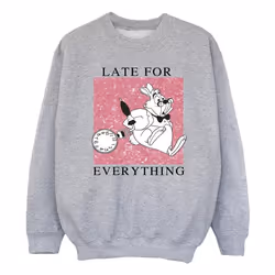 Disney - Sweat ALICE IN WONDERLAND - Fille (Gris chiné)