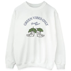 Disney - Sweat CHIP 'N DALE GREEN VIBES ONLY - Homme (Blanc)