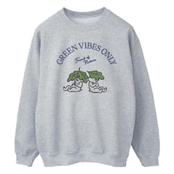 Disney - Sweat CHIP 'N DALE GREEN VIBES ONLY - Homme (Gris chiné)