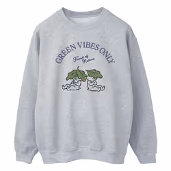 Disney - Sweat CHIP 'N DALE GREEN VIBES ONLY - Homme (Gris chiné)