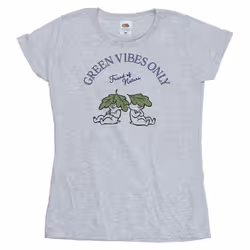 Disney - T-shirt CHIP 'N DALE GREEN VIBES ONLY - Femme (Gris chiné)