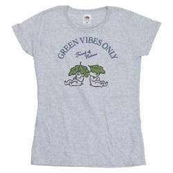 Disney - T-shirt CHIP 'N DALE GREEN VIBES ONLY - Femme (Gris chiné)