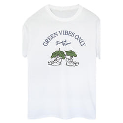 Disney - T-shirt CHIP 'N DALE GREEN VIBES ONLY - Femme (Blanc)