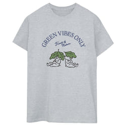 Disney - T-shirt CHIP 'N DALE GREEN VIBES ONLY - Femme (Gris chiné)