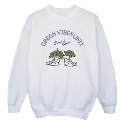 Disney - Sweat CHIP 'N DALE GREEN VIBES ONLY - Fille (Blanc)