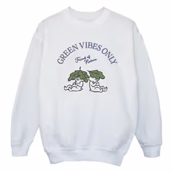Disney - Sweat CHIP 'N DALE GREEN VIBES ONLY - Fille (Blanc)