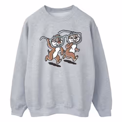 Disney - Sweat CHIP 'N DALE - Homme (Gris chiné)