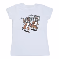 Disney - T-shirt CHIP 'N DALE - Femme (Blanc)