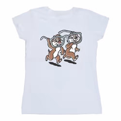 Disney - T-shirt CHIP 'N DALE - Femme (Blanc)