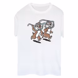 Disney - T-shirt CHIP 'N DALE - Femme (Blanc)