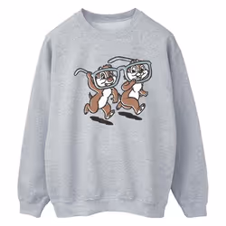Disney - Sweat CHIP 'N DALE - Femme (Gris chiné)