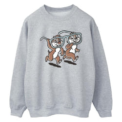 Disney - Sweat CHIP 'N DALE - Femme (Gris chiné)