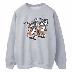 Disney - Sweat CHIP 'N DALE - Femme (Gris chiné)