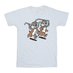 Disney - T-shirt CHIP 'N DALE - Garçon (Blanc)