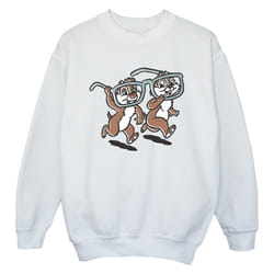 Disney - Sweat CHIP 'N DALE - Garçon (Blanc)