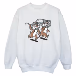 Disney - Sweat CHIP 'N DALE - Garçon (Blanc)