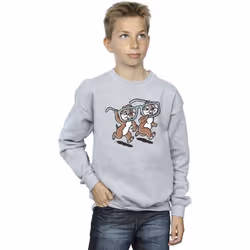 Disney - Sweat CHIP 'N DALE - Garçon (Gris chiné)