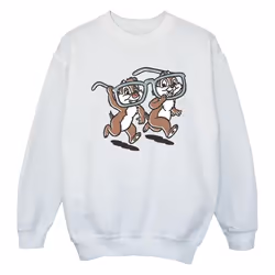 Disney - Sweat CHIP 'N DALE - Fille (Blanc)
