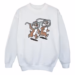 Disney - Sweat CHIP 'N DALE - Fille (Blanc)