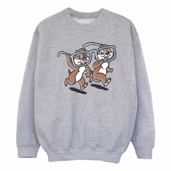 Disney - Sweat CHIP 'N DALE - Fille (Gris chiné)