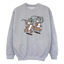 Disney - Sweat CHIP 'N DALE - Fille (Gris chiné)